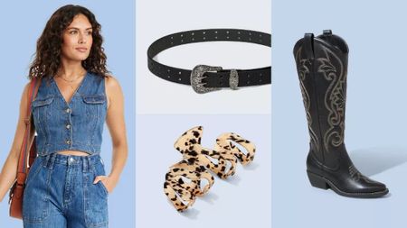 Country meets cool ❤️
Pair denim & leather to bring the Wild West to your wardrobe.
