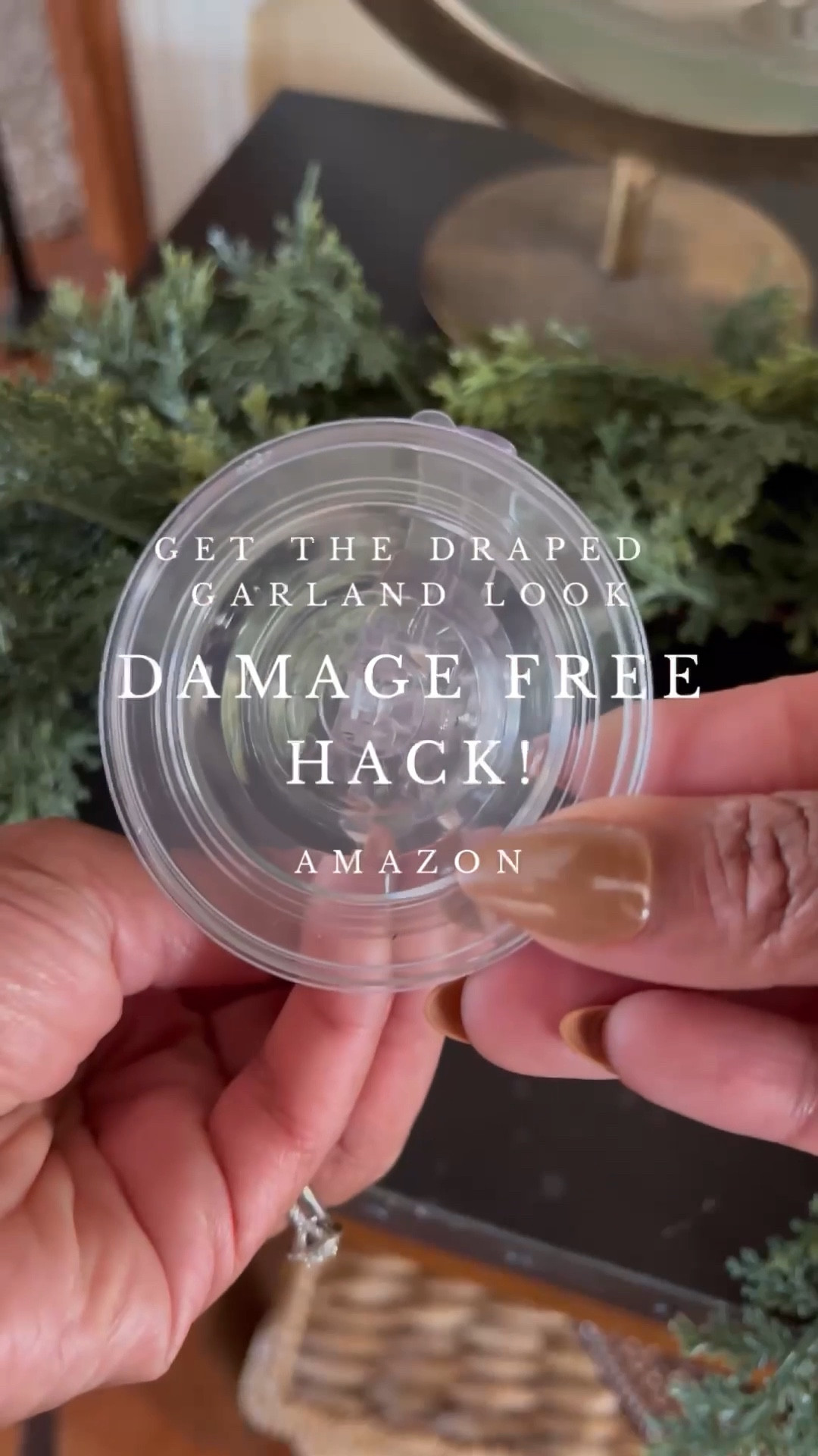 Draped garland look hack 😍

#LTKHome #LTKSeasonal #LTKHoliday