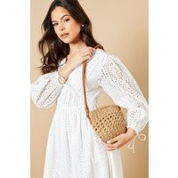 Sara Rattan Detail Bucket Bag | Debenhams UK
