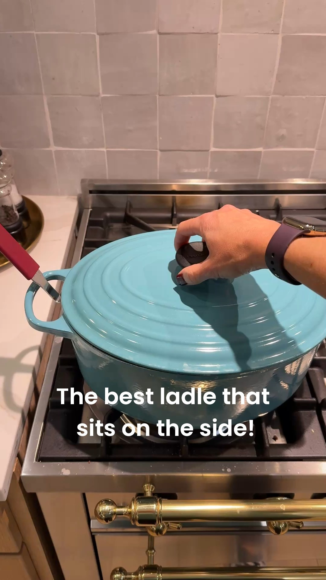 This might be one of my favorite kitchen tools! I love that it sits on the side of the pot and you can put the lid on!

#kitchen #kitchenmusthave

#LTKHome #LTKFamily