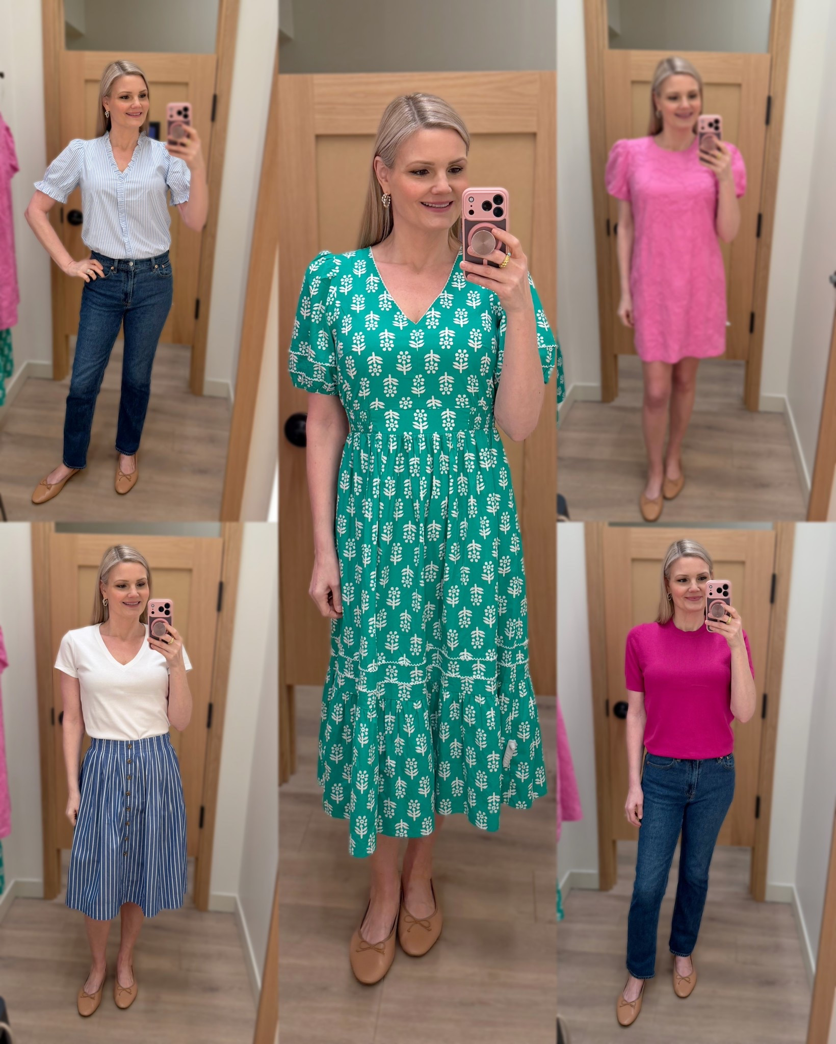 J Crew Factory Spring try-on! Wearing the size small or size 4 in everything. J Crew Factory tends to run slightly big in my opinion  

#LTKSeasonal #LTKTall #LTKSaleAlert