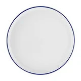 Mainstays Blue Rim Stoneware Dinner Plate | Walmart (US)