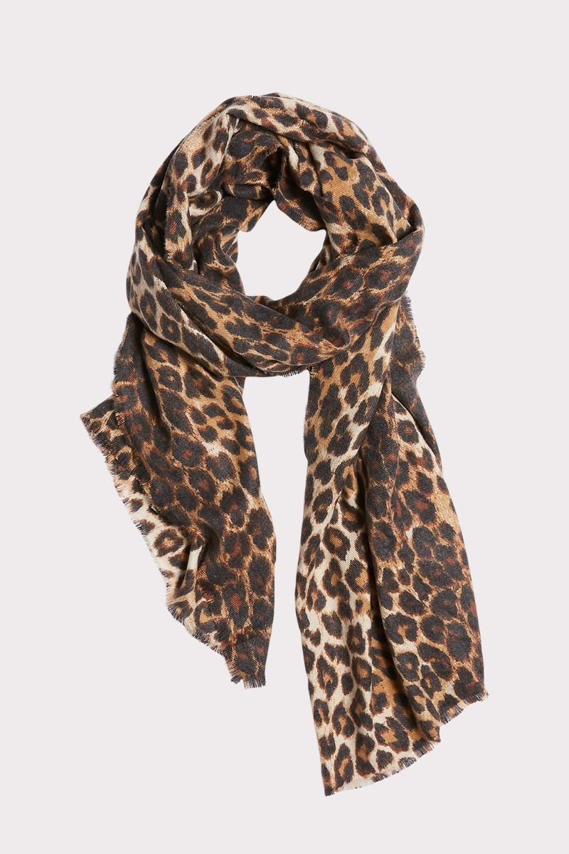 Hanah Leopard Scarf | Evereve