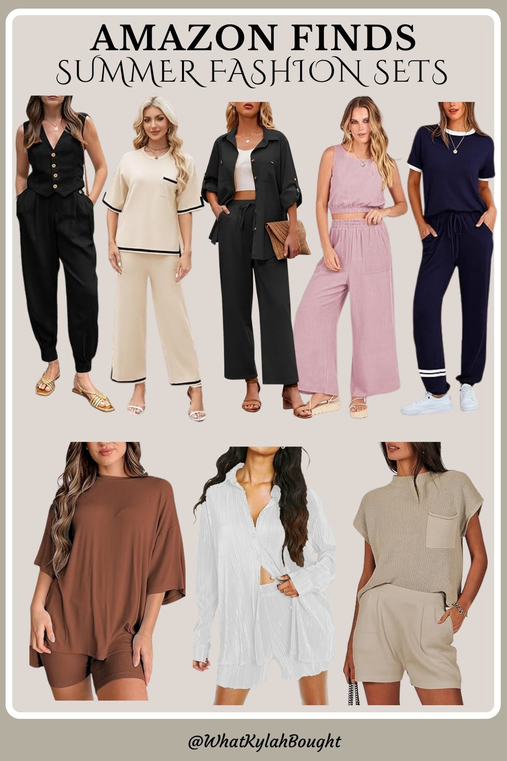 Beat the heat in style with these adorable Amazon summer two-piece sets! Find your perfect match on my LTK. #SummerFashion #AmazonFinds #MatchingSets #SummerStyle

#LTKSeasonal #LTKWorkwear #LTKPlusSize