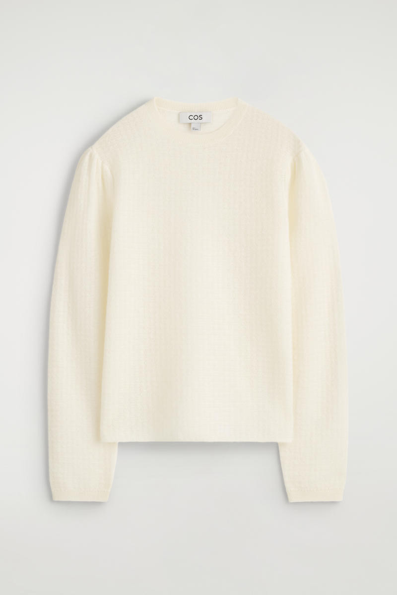 Zigzag-Knit Mohair-Blend Sweater | COS (US)