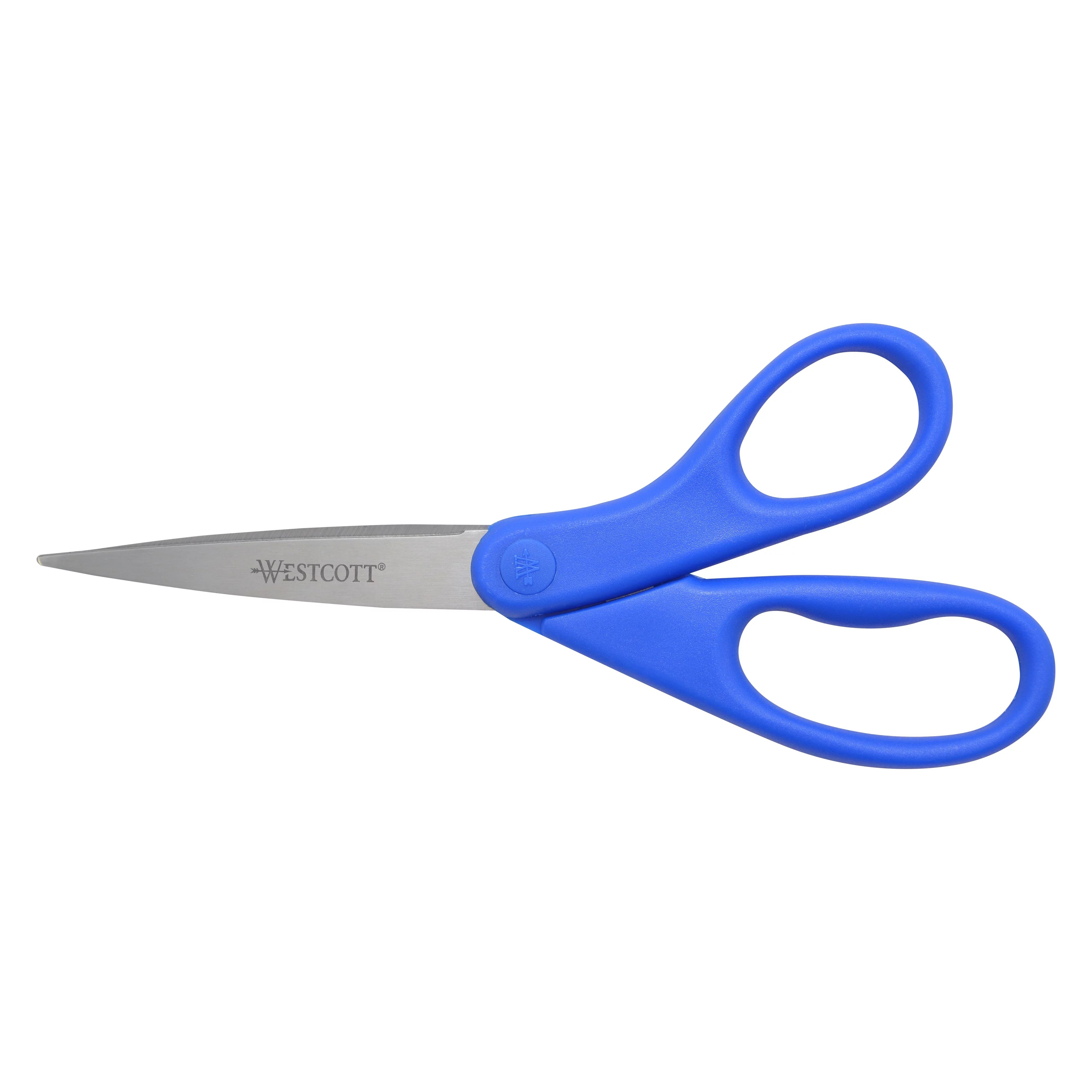 Westcott All Purpose Scissors, 8", Stainless Steel, Straight, for Craft, Blue, 1-Count | Walmart (US)