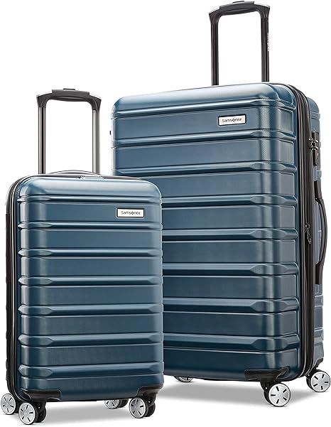 Samsonite Omni 2 Hardside Expandable Luggage, Teal, 2-Piece Set (20/24) | Amazon (US)