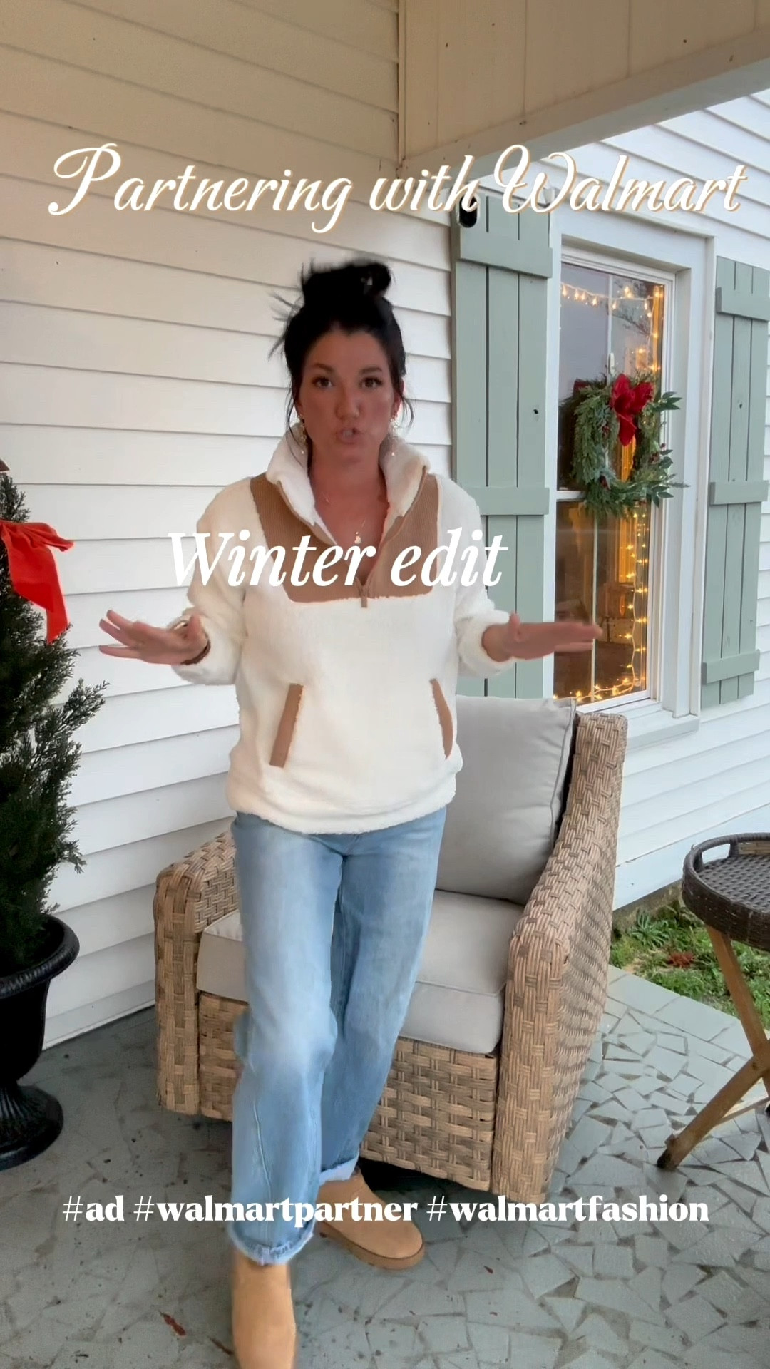 I’m always so impressed with @walmartstyle These 3 winter tops I’ll be grabbing on repeat! 
#walmartpartner #walmartstyle

Medium in Sherpa pullover | small in the red sweater | medium in the white | boots TTS

#LTKmomlife #LTKootd #LTKHoliday