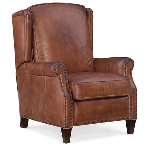 Hooker Furniture Silas Brown Leather Recliner Rc273 086 | Bellacor | Bellacor
