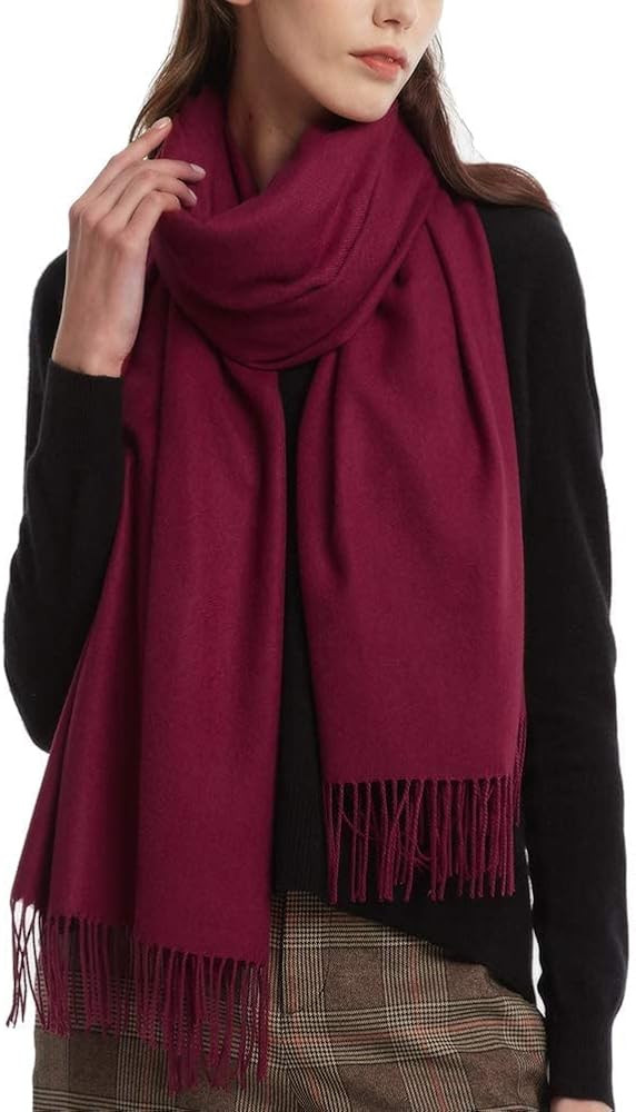 FURTALK Womens Cashmere Scarf Pashmina Shawl and Wraps Large Scarf for Women UK Winter Blanket La... | Amazon (UK)