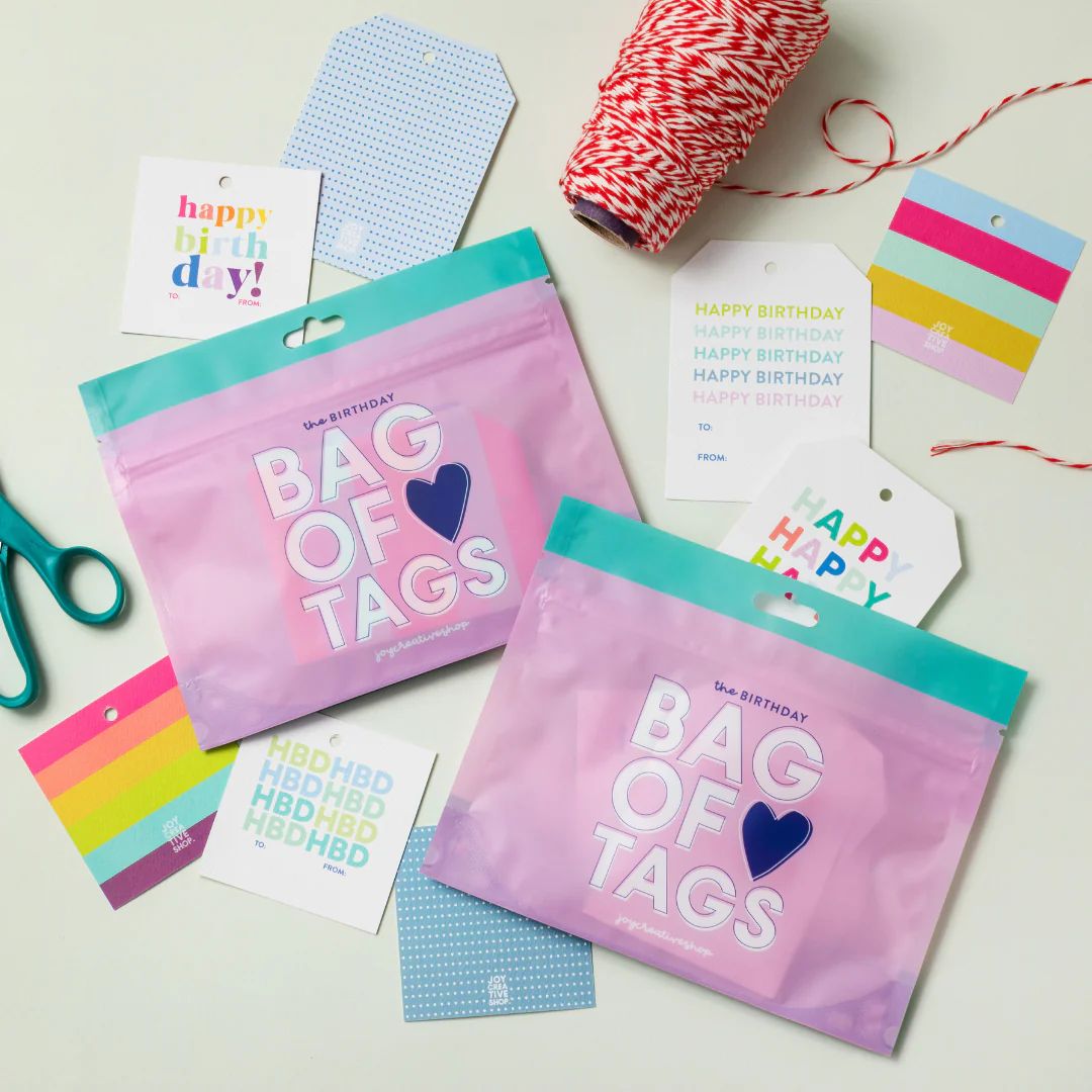 Birthday Bag of Tags | Joy Creative Shop