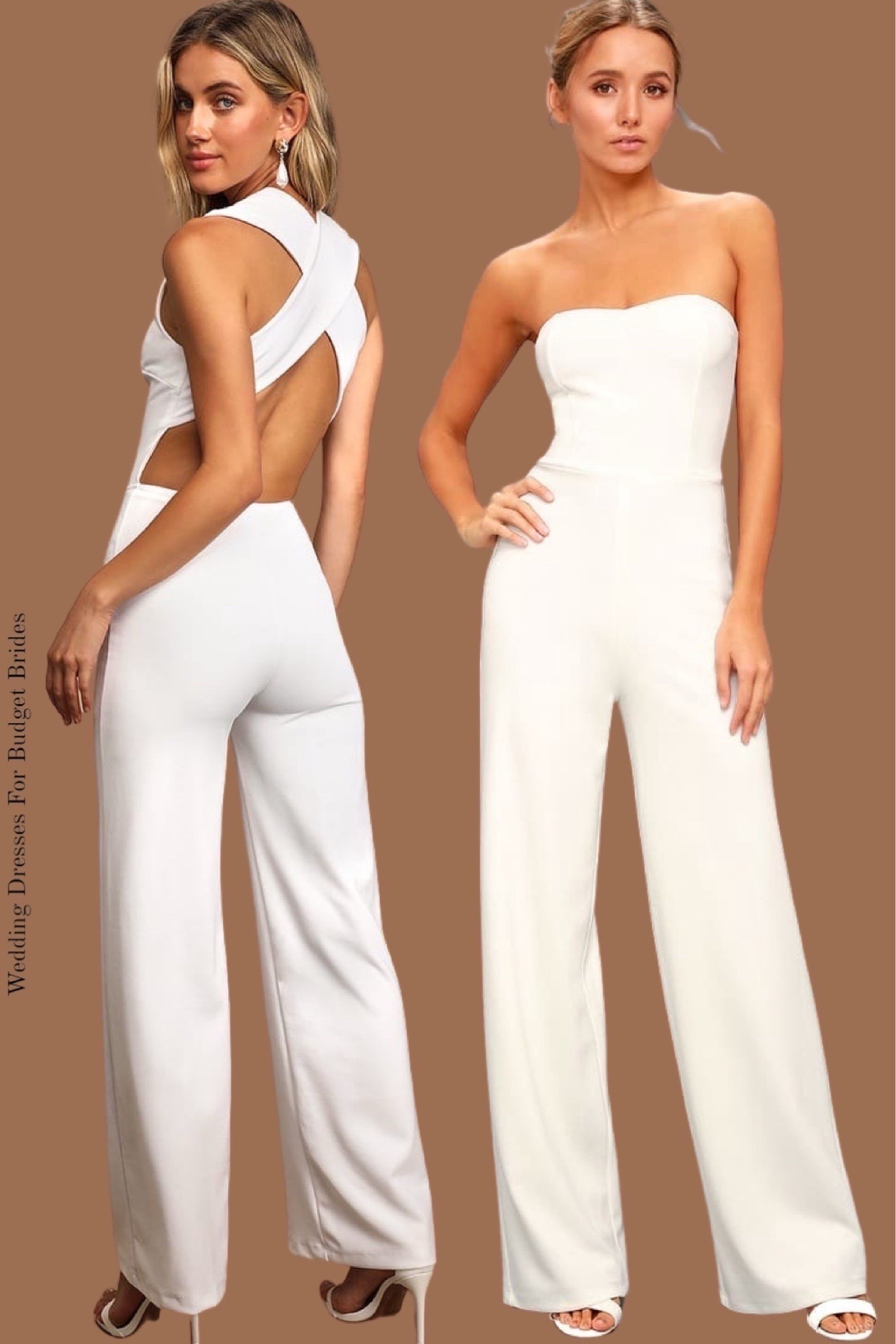 Fashion forward white jumpsuit ideas for the bride to be. At Lulus. 

#LTKWedding #LTKFindsUnder100 #LTKSeasonal