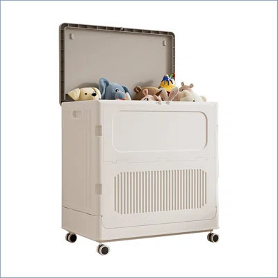 Rolling Laundry Hamper with Lid, 123L Large Capacity Clothes Hampers for Laundry, Plastic Collapsible Laundry Baskets with Wheels and Lid, Install-Fre | Wayfair North America