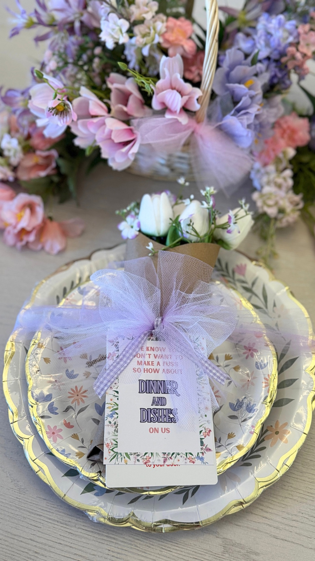 The perfect gift idea for anyone who would love a break from cooking. 🎁🍽️
#gifting #gift #easter #diy #giftidea #easter 

#LTKParties #LTKHome #LTKSeasonal