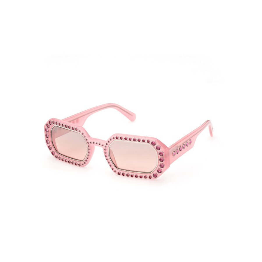 Ladies Pink Rectangular Sunglasses | Jomashop.com & JomaDeals.com