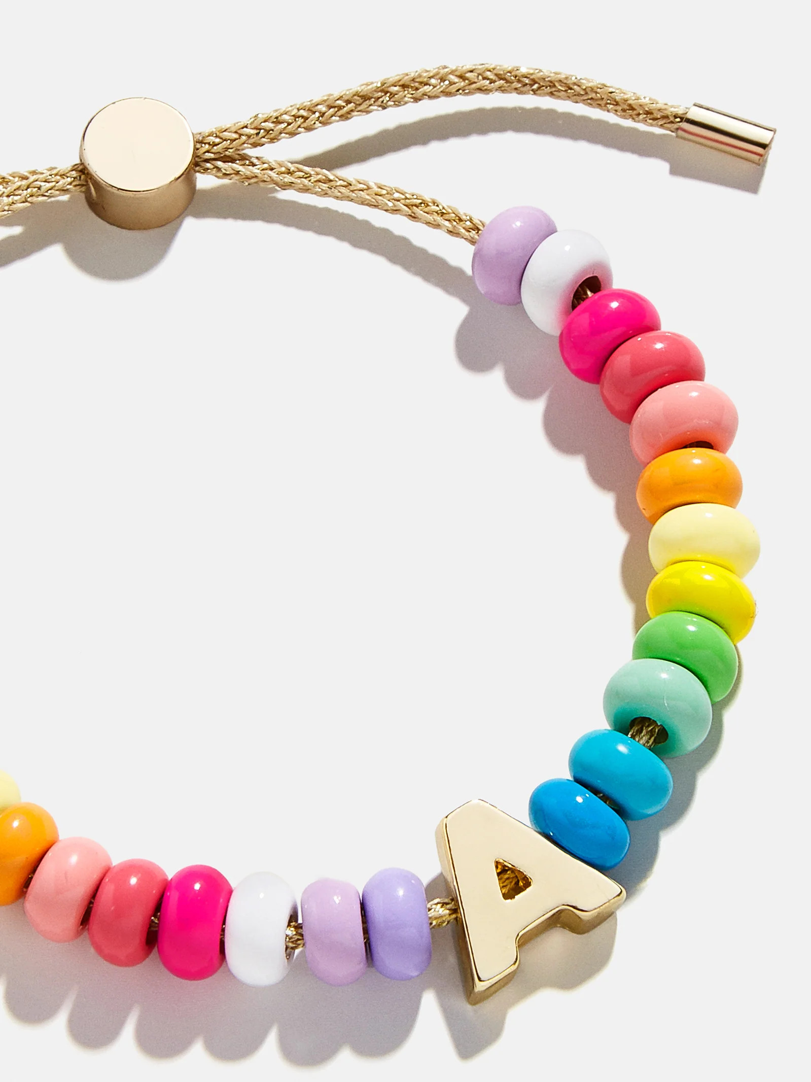 Initial Beaded Slider Bracelet - Multi | BaubleBar (US)