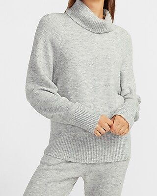 Cozy Ribbed Turtleneck Sweater | Express