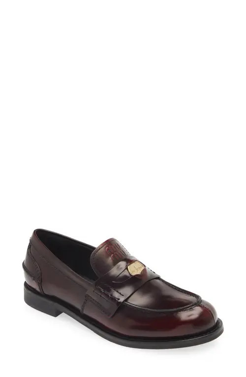 Miu Miu Penny Loafer in Porpora at Nordstrom, Size 9Us | Nordstrom