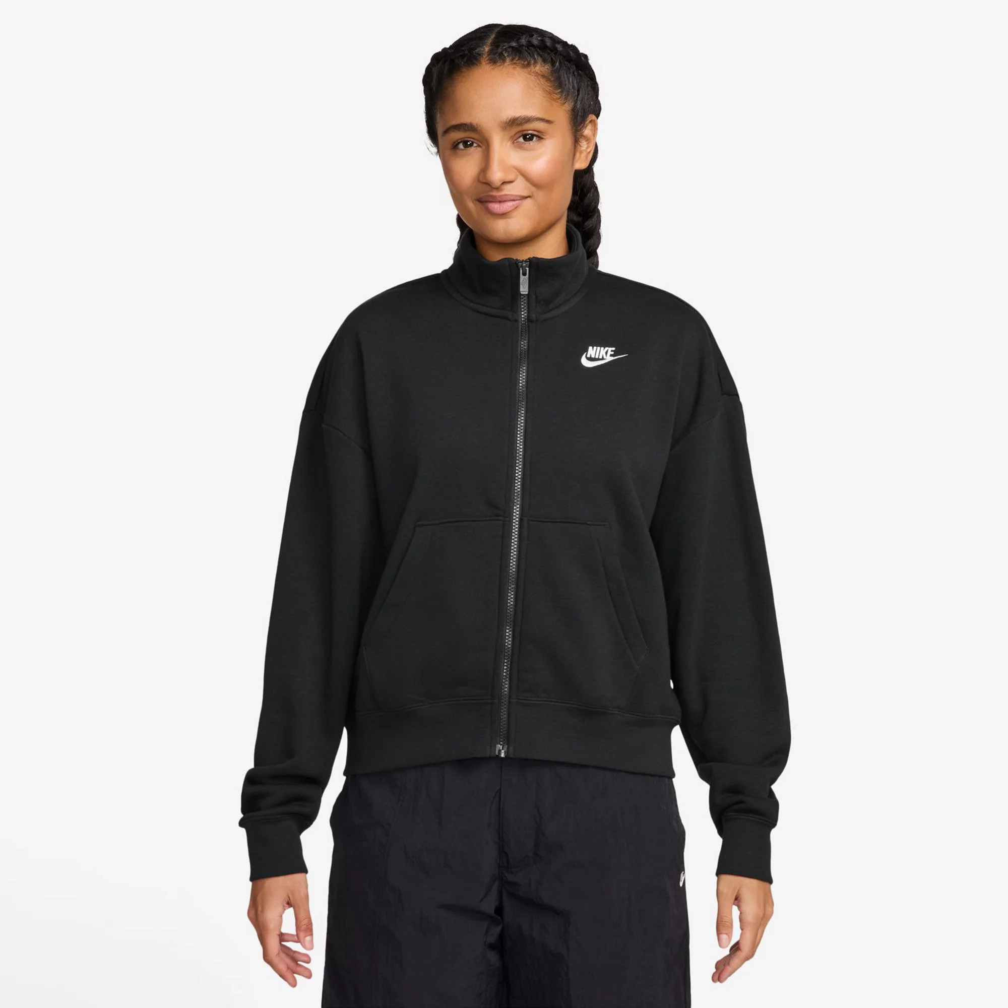 Women's Nike Sportswear Club Fleece Loose Track Jacket | Kohl's