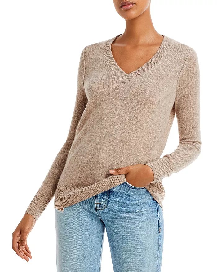 V-Neck Cashmere Sweater - 100% Exclusive | Bloomingdale's (US)