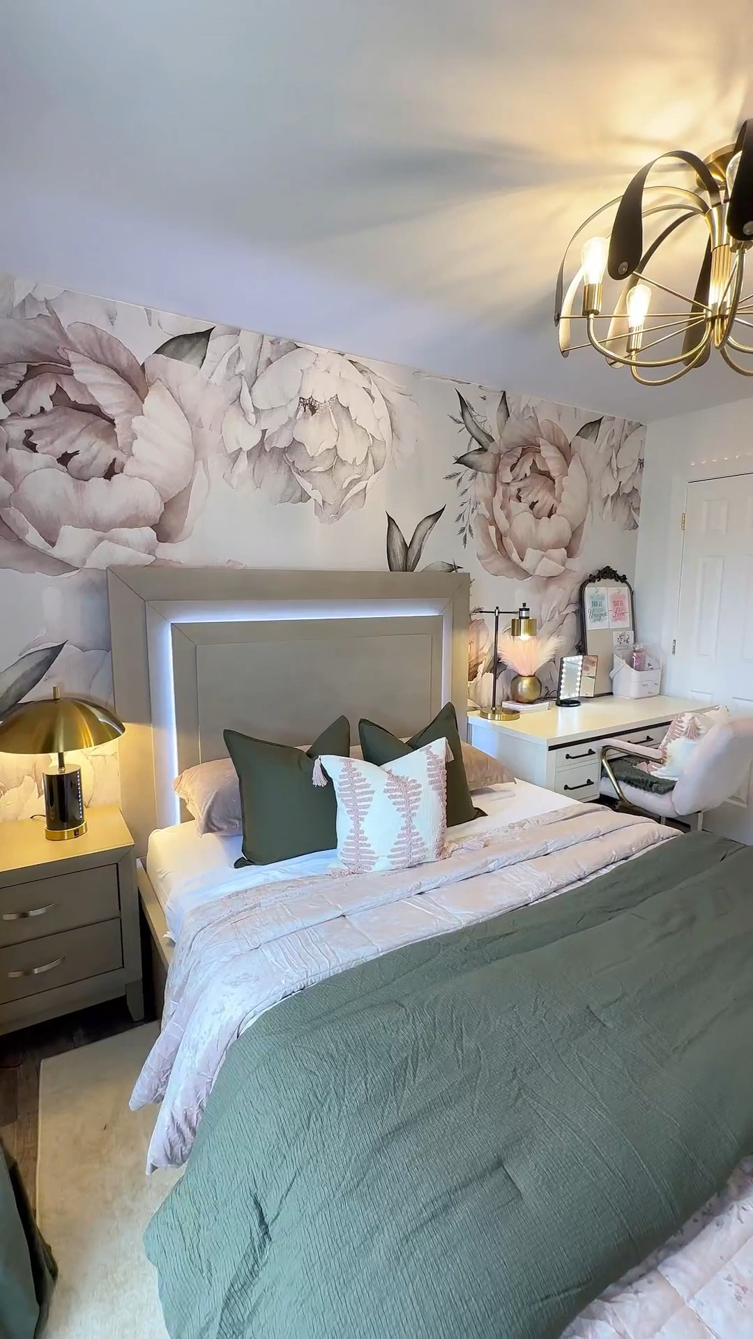 Throwback to this fun styling with my daughter! I love the wallpaper she chose and the mix of greens and pinks!

#LTKSaleAlert #LTKmomlife #LTKHome