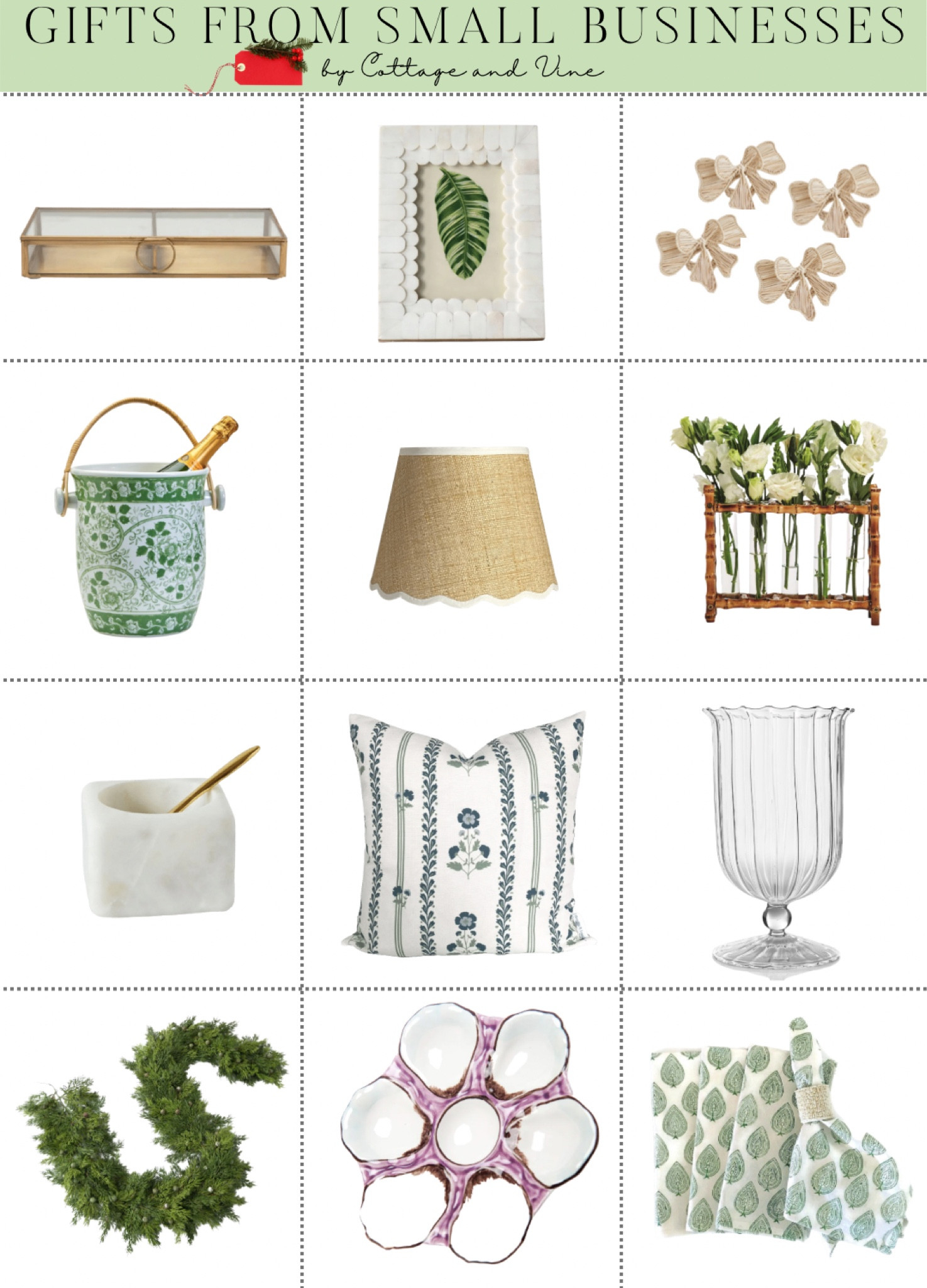 GIFTS FROM SMALL BUSINESSES I love to support small businesses at the holidays.  Here are a few favorite gift ideas from small businesses I love.  #smallbusiness 

#LTKHoliday #LTKSeasonal