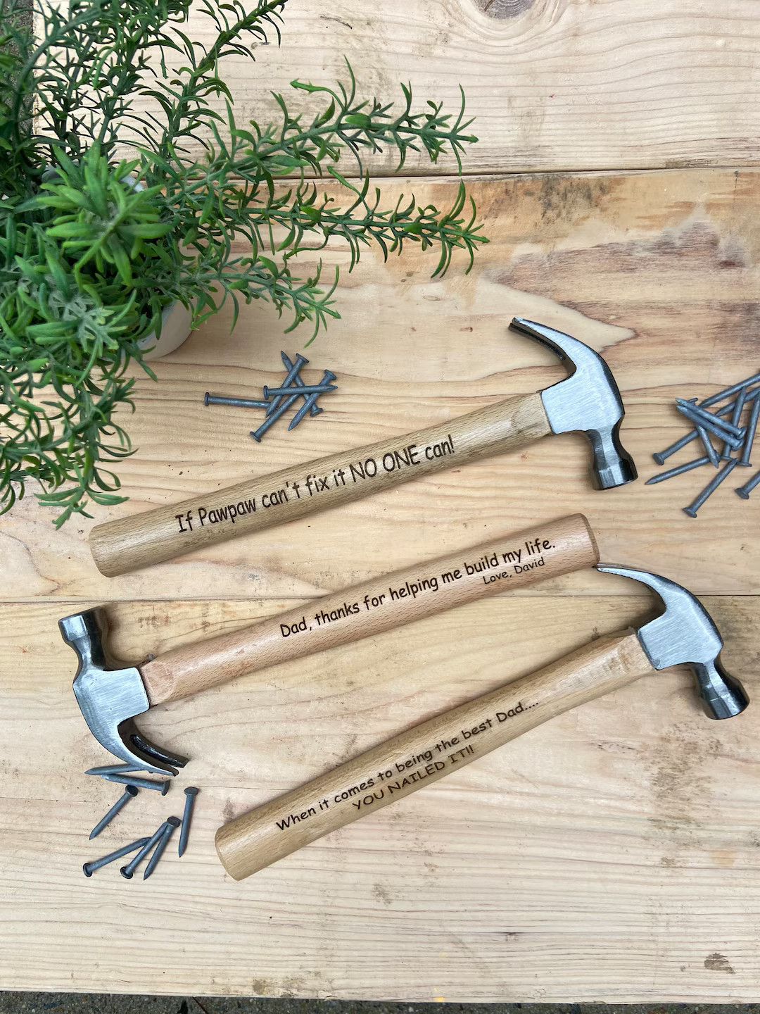 Personalized Wooden Hammer | Fathers Day Gift | Gifts for Men | Groomsmen Gift | Birthday Gift fo... | Etsy (US)