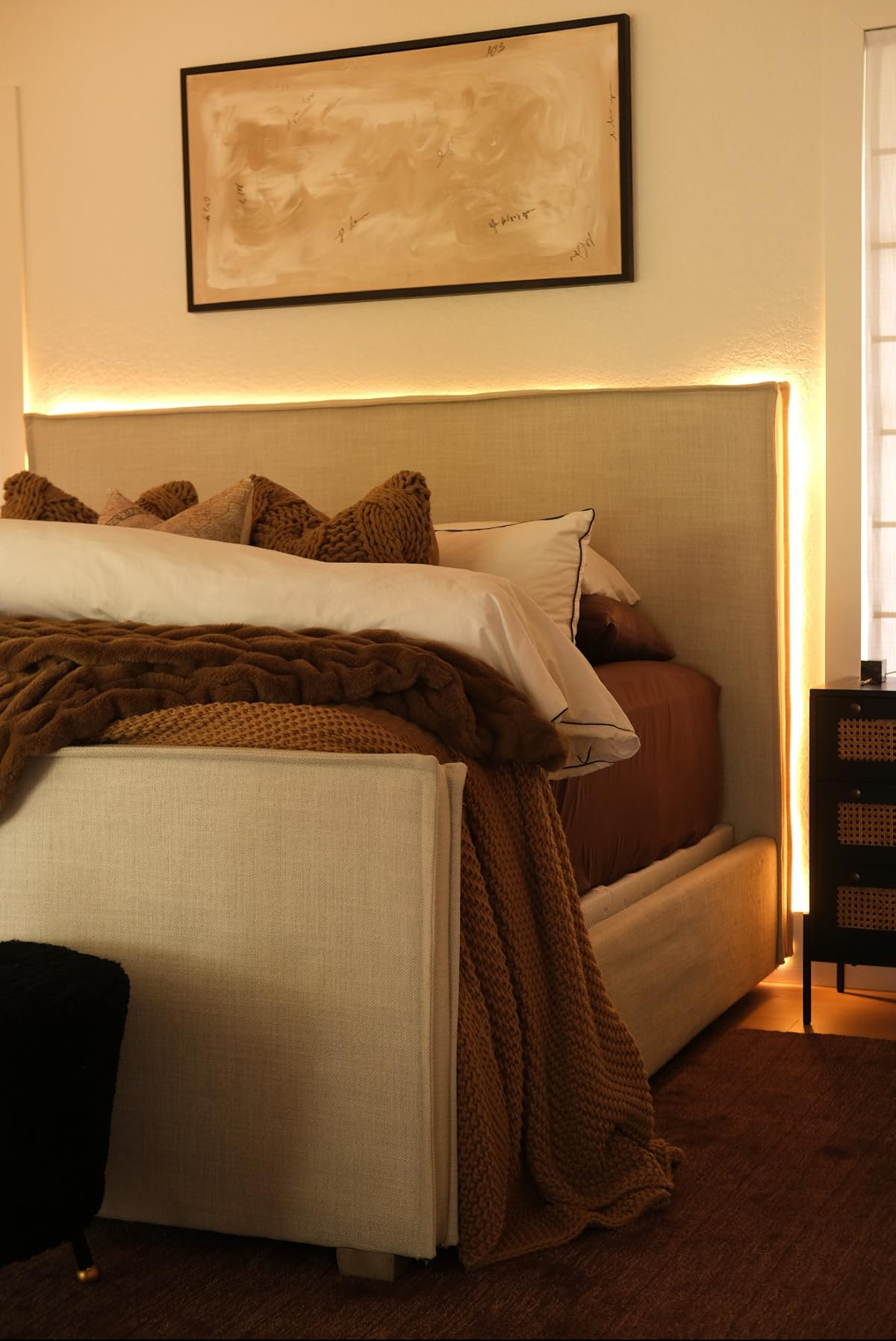 PAUTIX COB LED Strip Light 2700K,16.4ft Dimmable 2520LEDs DC24V Warm White LED Strip Lights,High ... | Amazon (US)