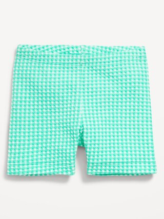 Printed Jacquard-Knit Biker Shorts for Toddler Girls | Old Navy (CA)