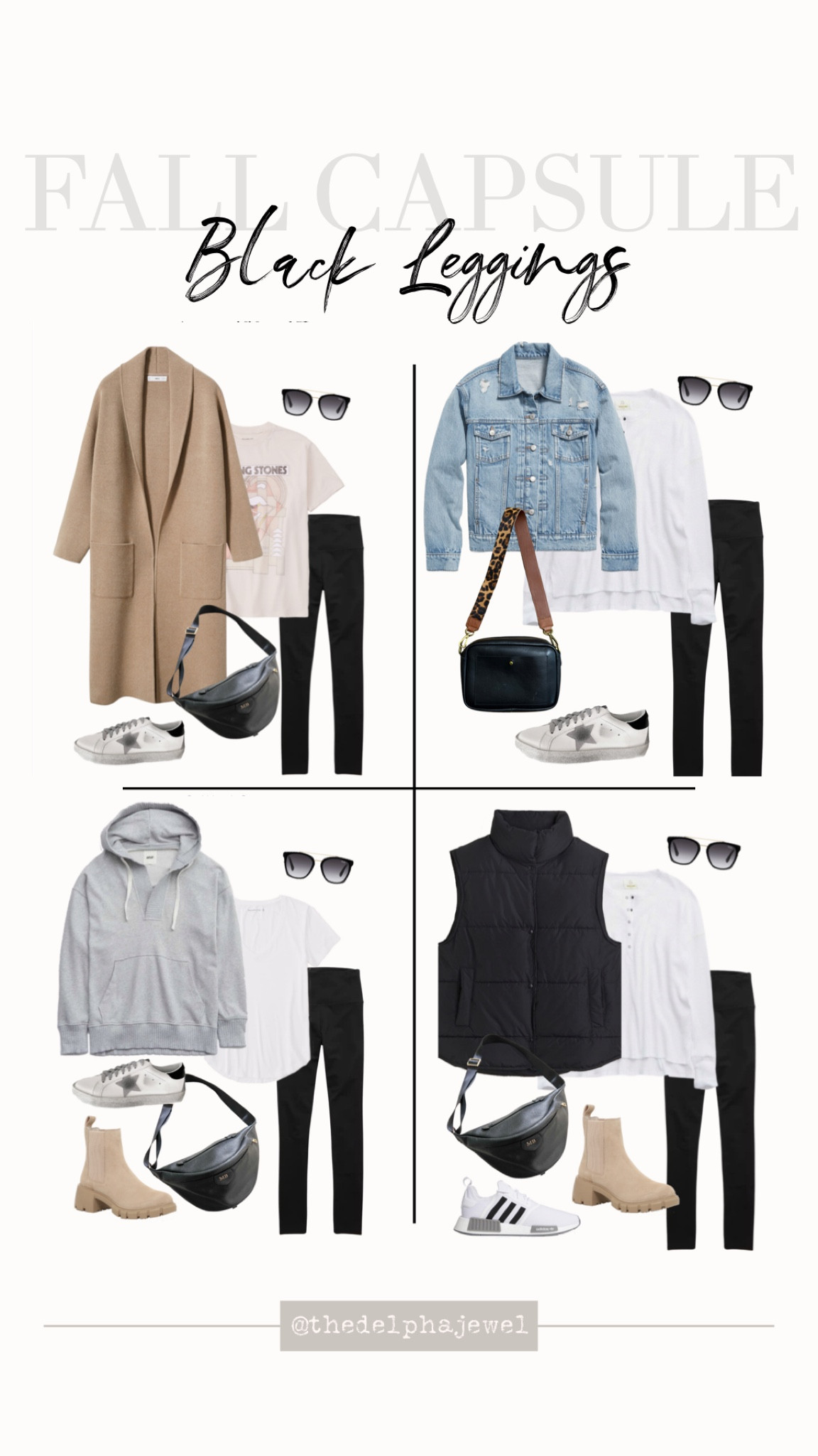 Fall capsule: basic closet staples for fall

Four outfit ideas for black leggings

Real mom style, casual fall style, outfit ideas for fall, legging style, over 40 style, capsule wardrobe, old navy style, madewell style, h&m style, aerie style, oversized coatigan, bumbag, Chelsea boots, golden goose look for less, Rebecca minkoff, oversized hoodie, oversized puffer vest



Follow my shop @thedelphajewel on the @shop.LTK app to shop this post and get my exclusive app-only content!

#liketkit 
@shop.ltk
https://liketk.it/3PUjk 

Follow my shop @thedelphajewel on the @shop.LTK app to shop this post and get my exclusive app-only content!

#liketkit #LTKSeasonal #LTKunder100 #LTKstyletip #LTKstyletip #LTKunder100 #LTKSeasonal
@shop.ltk
https://liketk.it/3PUk4

#LTKSeasonal #LTKunder100 #LTKstyletip