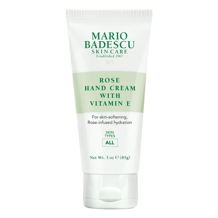 Mario Badescu Rose Hand Cream with Vitamin E for Dry Hands (Tube) - 3 oz. | Walmart (US)