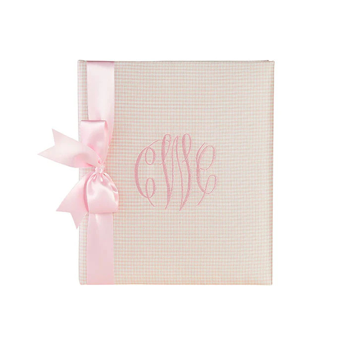 Bébé Book in Blush Gingham | Caitlin Wilson Design