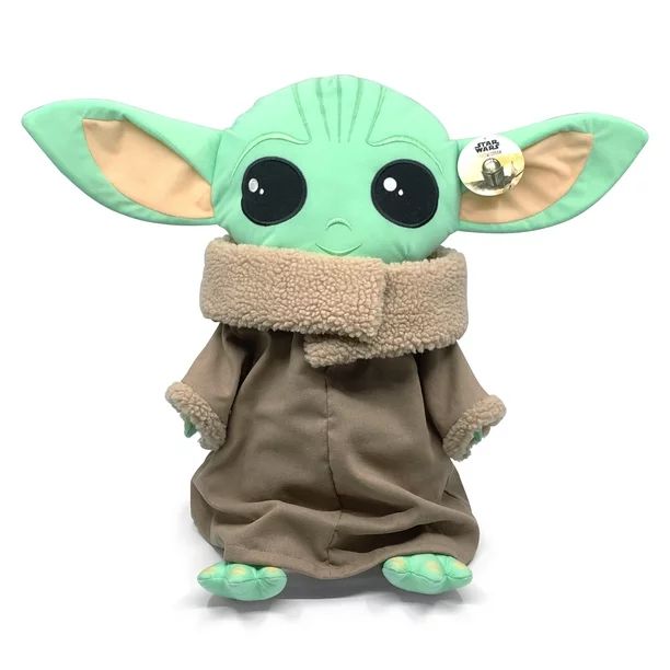 Baby Yoda Kids Bedding Plush Cuddle and Decorative Pillow Buddy, 100% Polyester, Green, Disney - ... | Walmart (US)