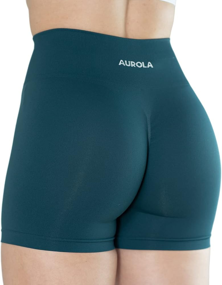 AUROLA Dream Collection Women Workout Shorts High Waist Gym Shorts, Scrunch Butt Seamless Athleti... | Amazon (US)
