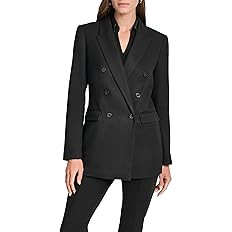 DKNY Women's Long Sleeve Collared Blazer Jacket | Amazon (US)