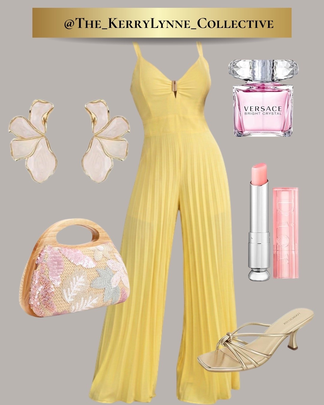 ✨ Golden Hour Glam

Sunshine in an outfit. ☀️💛 This buttery yellow jumpsuit instantly became one of my favorite summer finds. Paired with soft blush accessories, metallic heels, and feminine details, it’s the perfect look for weddings, bridal showers, vacation dinners, or any event where you want to feel effortlessly polished.

I’ve linked every piece so you can recreate the entire look in one place—from the statement earrings to the beauty favorites that complete the vibe.

✨ Shop the complete Golden Hour Glam edit!

#LTKStyle #LTKFinds #GoldenHourGlam #SummerStyle #VacationStyle