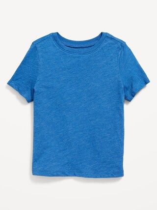 Unisex Slub-Knit Crew-Neck T-Shirt for Toddler | Old Navy (US)