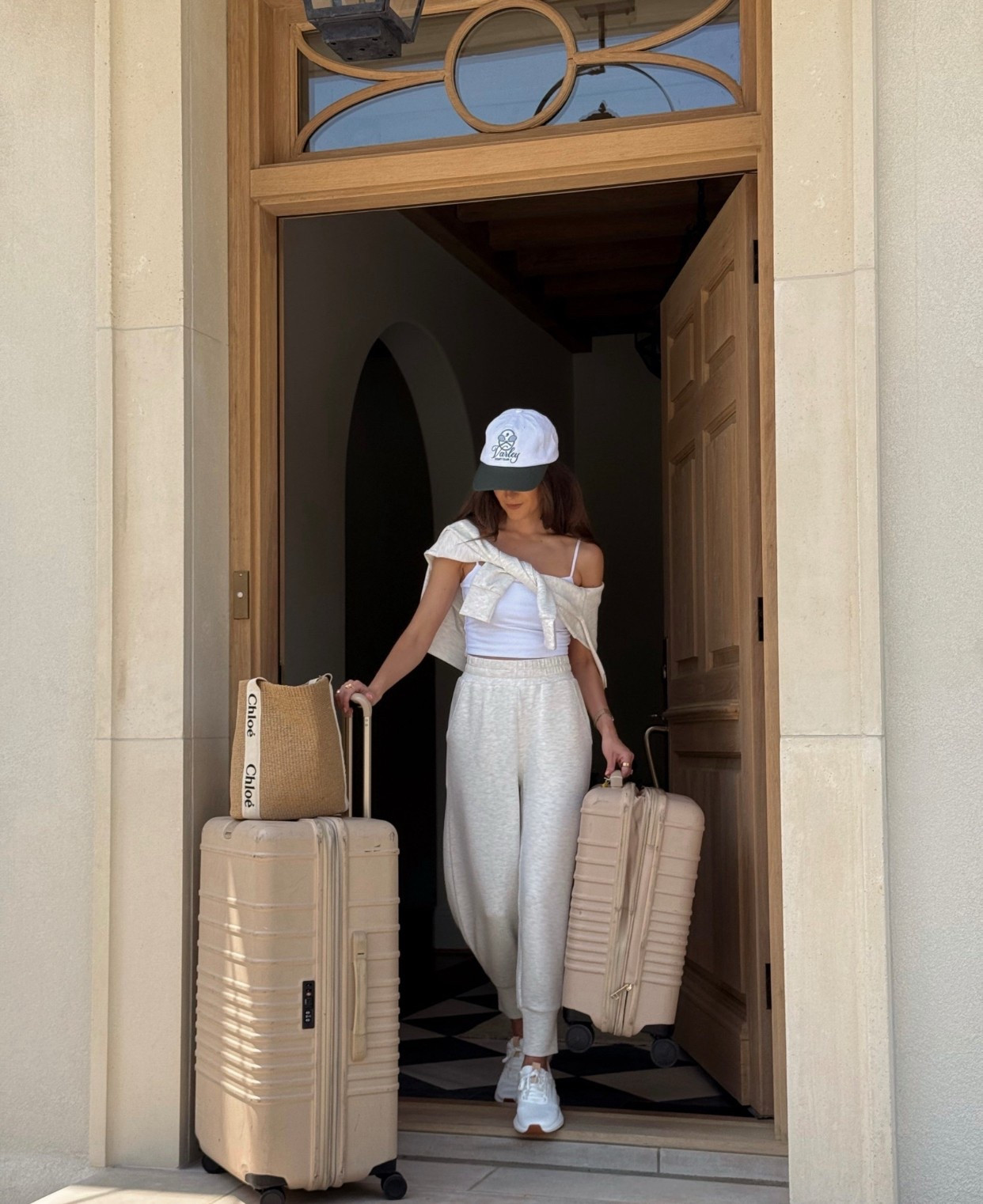 The perfect travel outfit 🤎

Chloe woody tote, Beis suitcase, Varley outfit, luggage, airport style 

#LTKSeasonal #LTKTravel #LTKFindsUnder100

#LTKFindsUnder100 #LTKootd #LTKTravel
