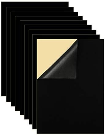 10PCS Self Adhesive Felt, DIY Self Adhesive Fabric for Art & Crafts, Peel and Stick Felt for Draw... | Amazon (US)