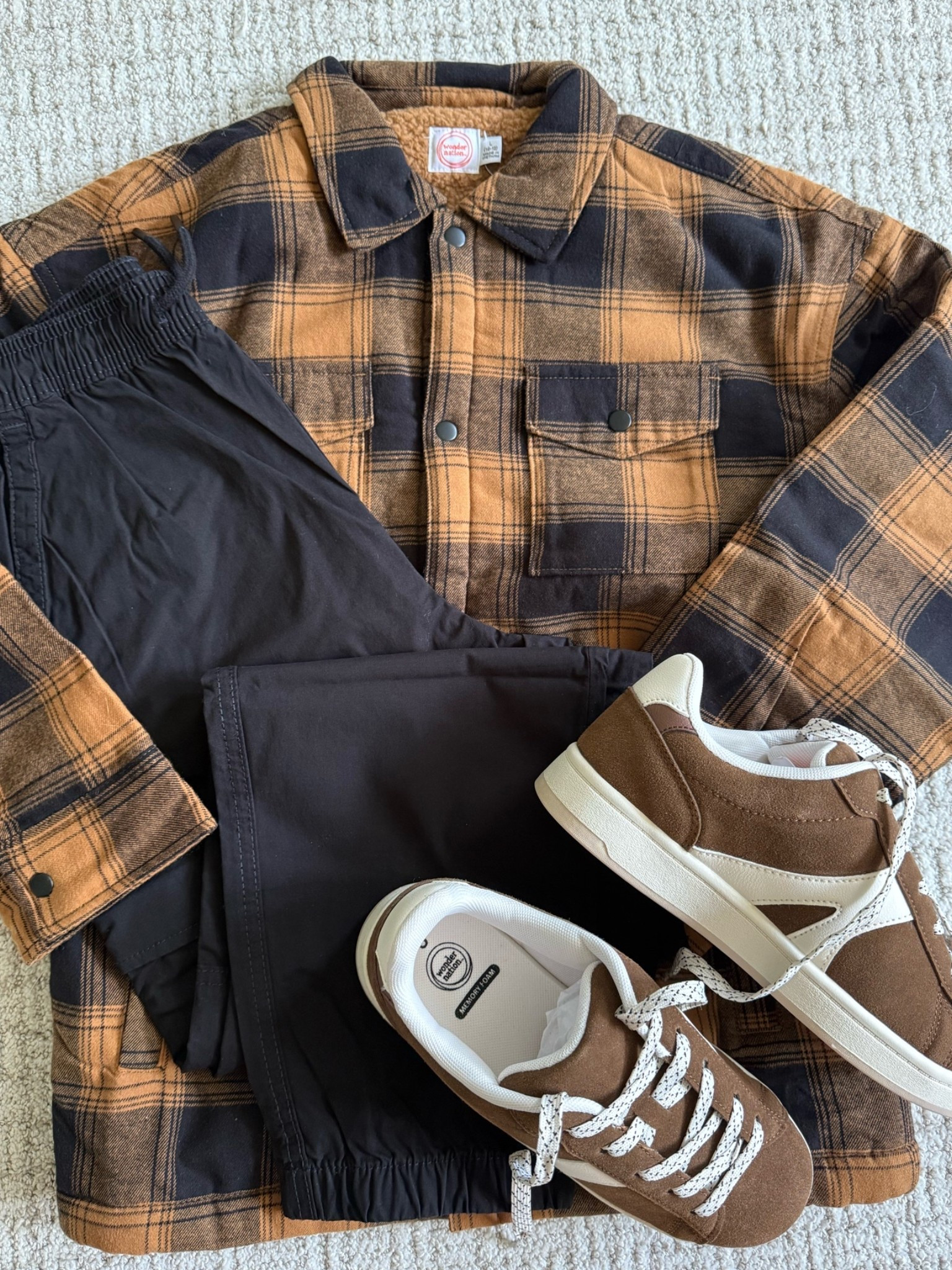 We grabbed Clyde some new Wonder Nation pieces from @Walmart, and I'm honestly impressed with how cute they are! The styles are on trend, they're comfortable enough for school (and recess 😅), and the prices make it easy to stock up without breaking the budget. #WalmartPartner @WalmartStyle #WalmartStyle

#LTKKids