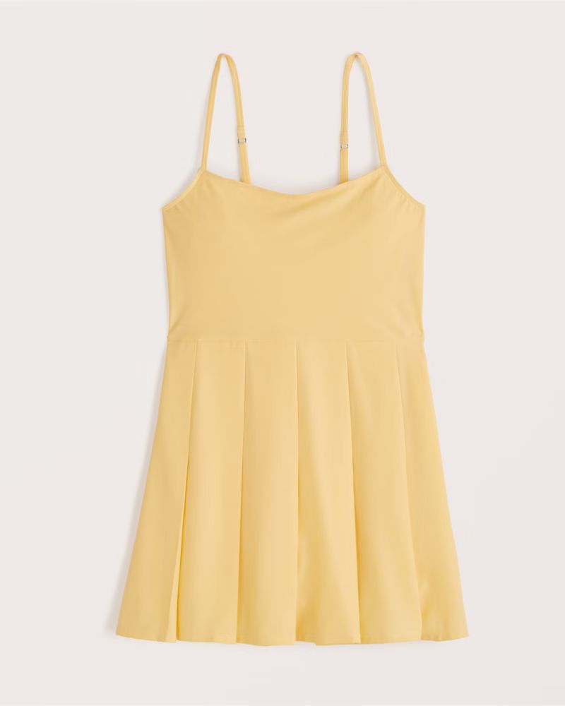 Pleated Traveler Mini Dress | Abercrombie & Fitch (US)