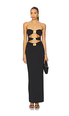 Cin Cin Rome Orchid Maxi Dress in Black from Revolve.com | Revolve Clothing (Global)
