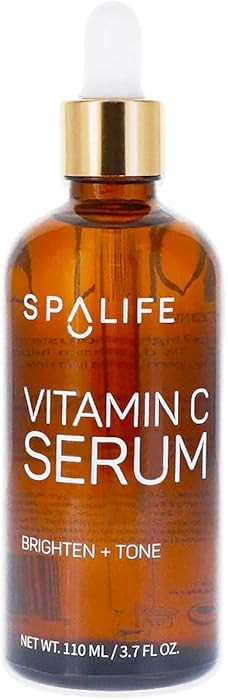 Spa Life Face Serum: Revitalizing and Tone Vitamin C Serum 110 ML (3.7 oz) | Amazon (US)