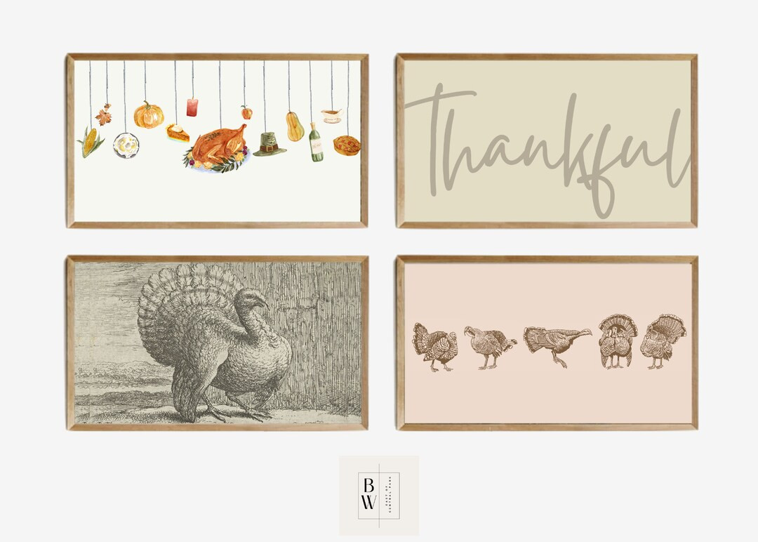 Samsung Frame TV Art Thanksgiving Frame TV Art - Etsy | Etsy (US)