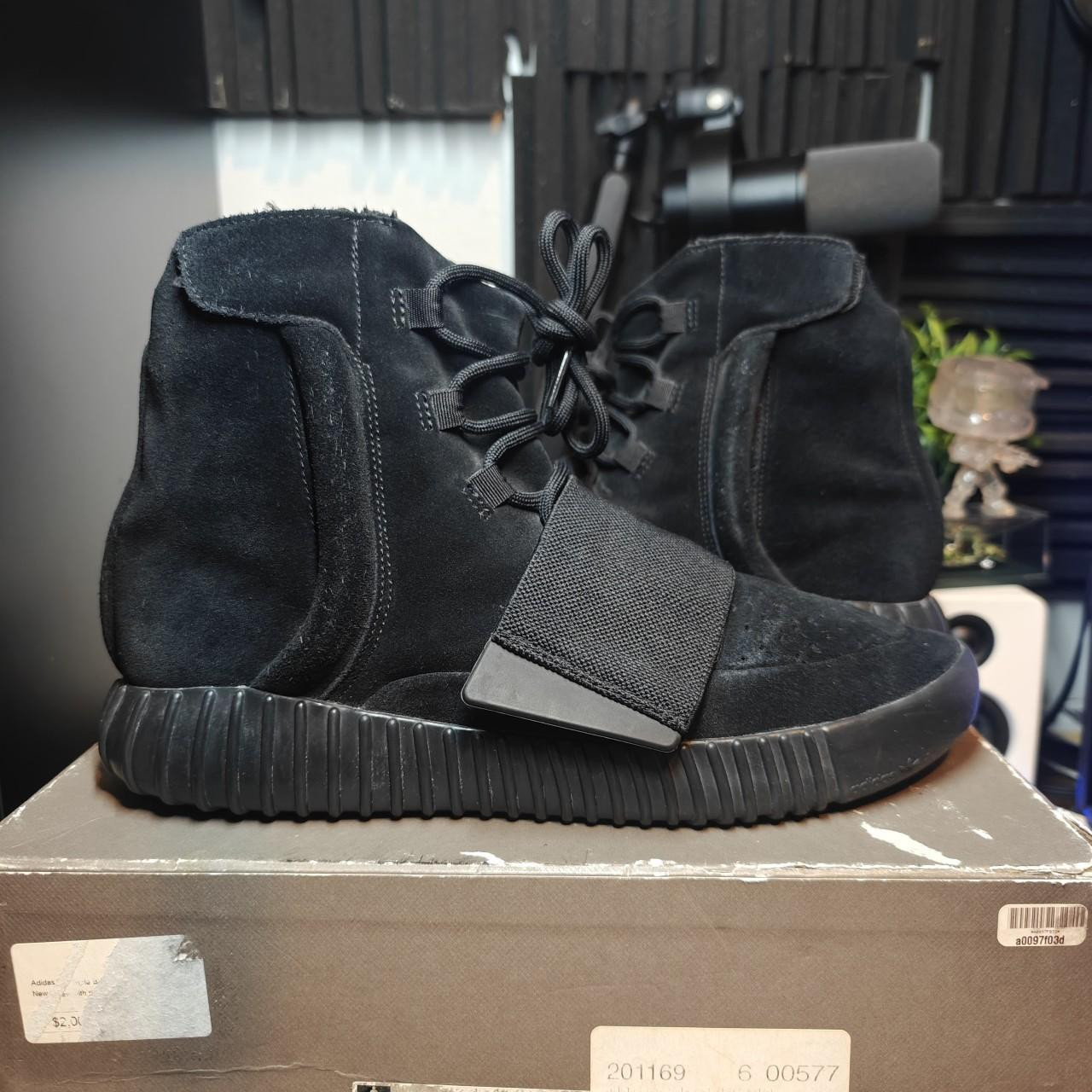 Yeezy Men's Sneakers - Black - US 10 | Depop US