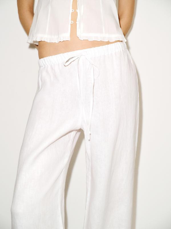 Olina Linen Pant | Reformation (Global)