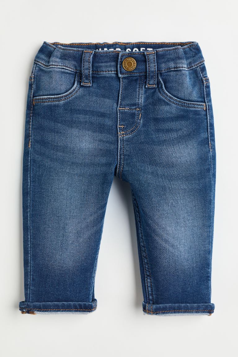Super Soft Regular Fit Jeans - Denim blue - Kids | H&M US | H&M (US + CA)