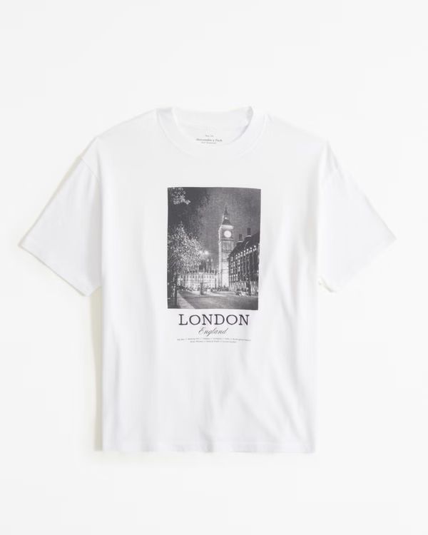 London Graphic Easy Tee | Abercrombie & Fitch (US)