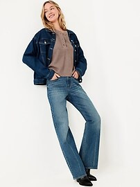 Cozy Waffle Henley T-Shirt | Old Navy (US)