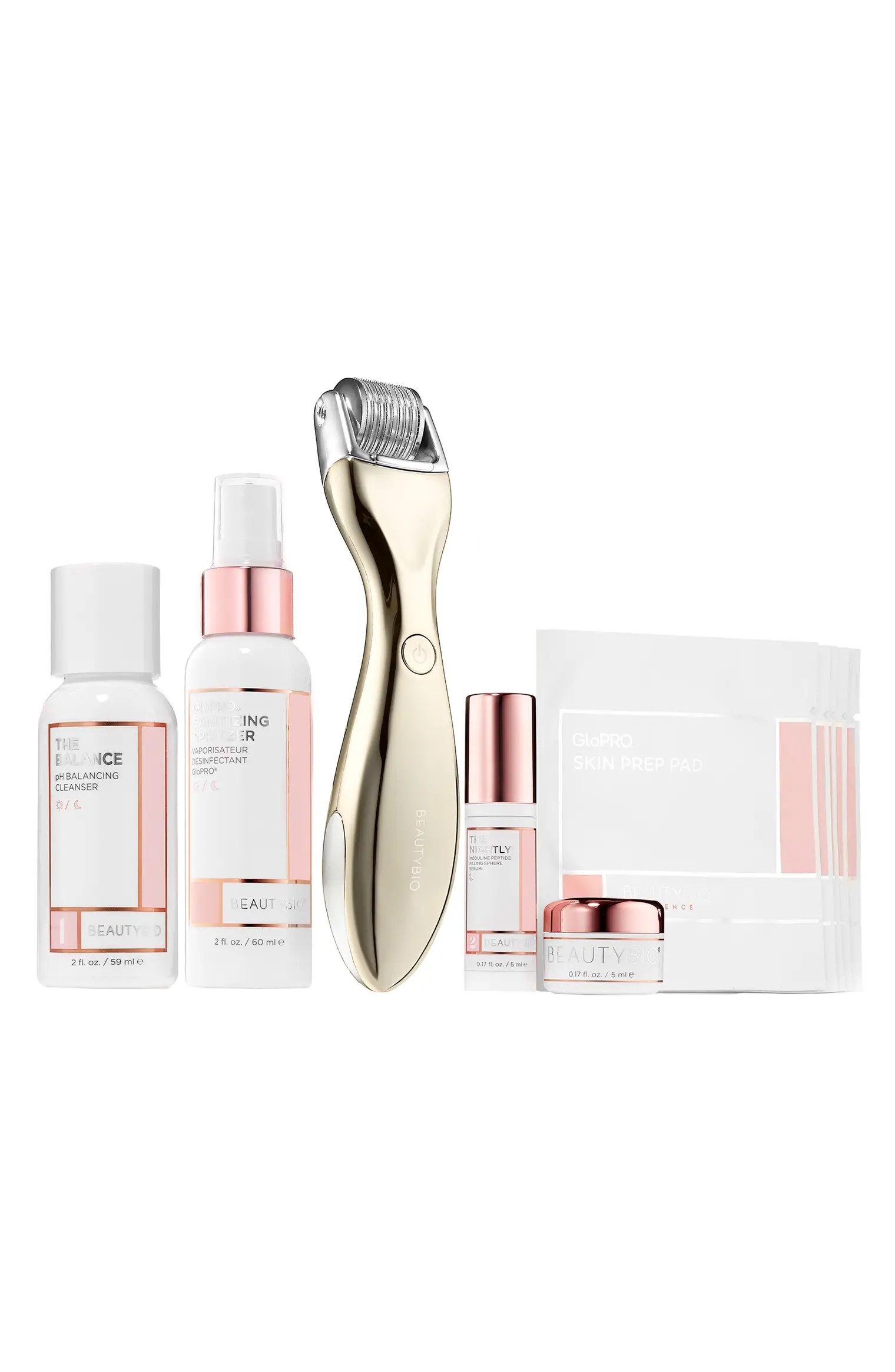 Metallic Gold GloPRO® Microneedling Regeneration Tool Set | Nordstrom